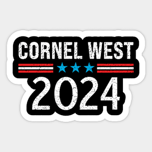 Vote Cornel West For President 2024 Sticker